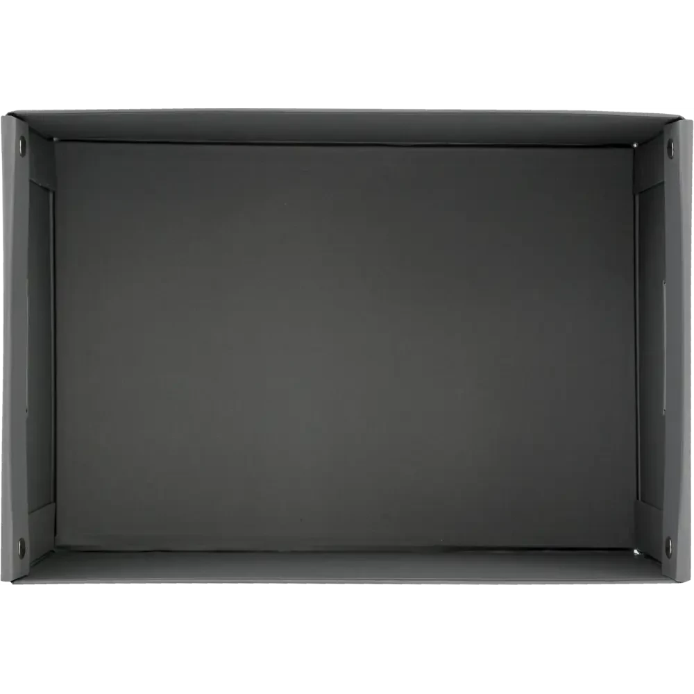 Коробка складная 40x28x20 см картон цвет серый